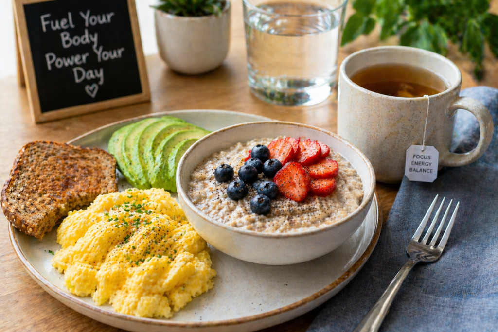 balanced breakfast for energy