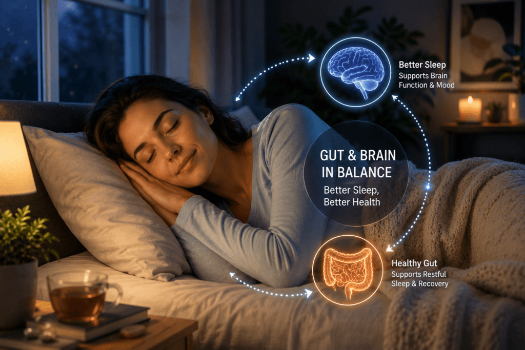 gut brain axis and sleep quality