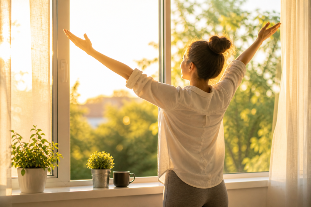 morning sunlight exposure for energy and focus