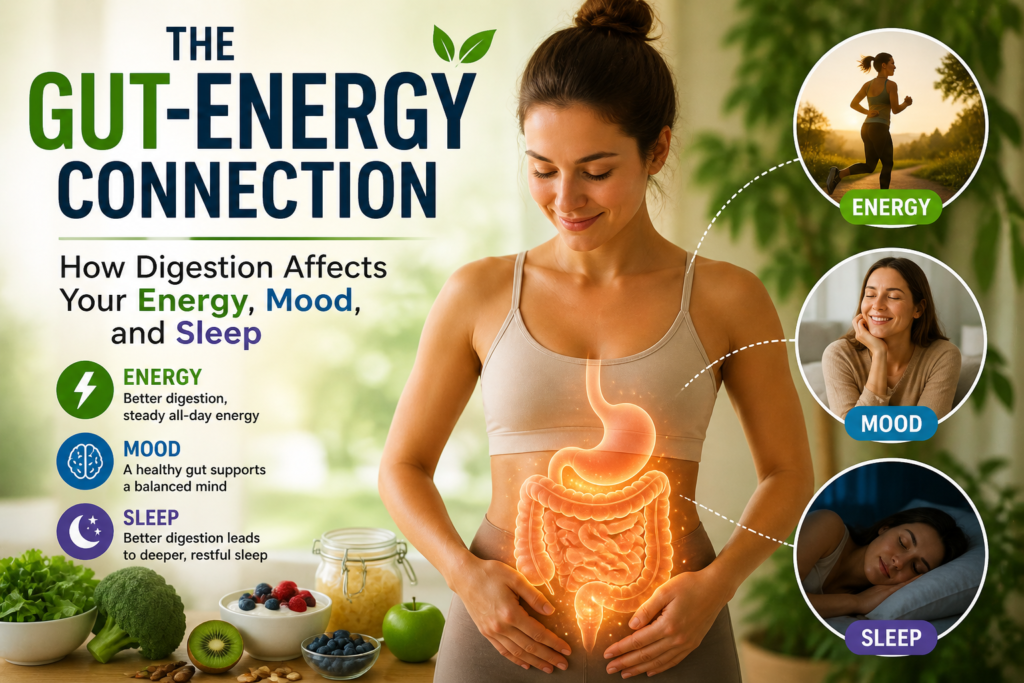 The Gut-Energy Connection: How Digestion Affects Your Energy, Mood, and Sleep