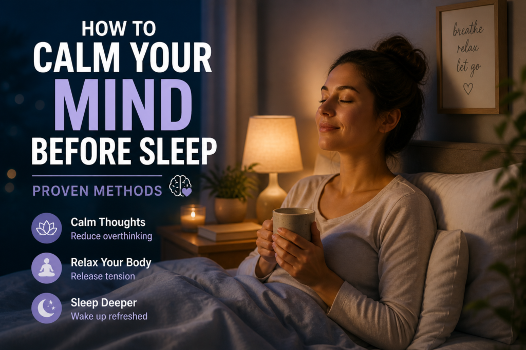 How to Calm Your Mind Before Sleep (Proven Methods)