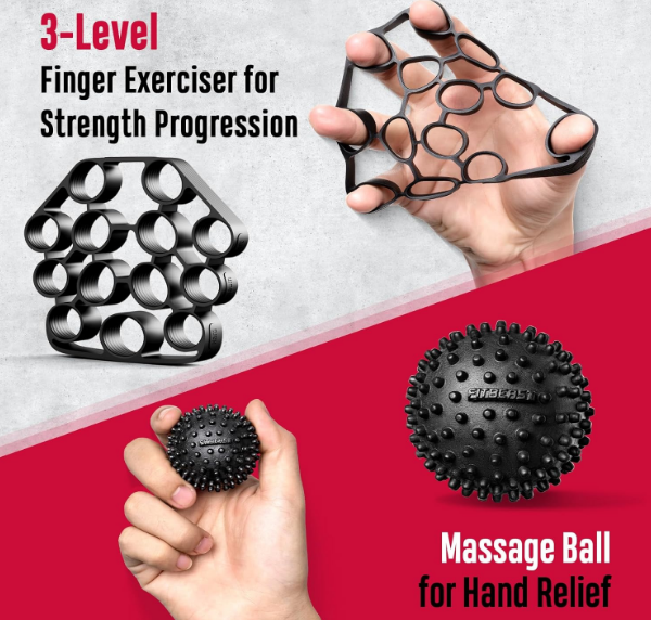 FitBeast Grip Strengthener Kit for Hand & Forearm Training - Image 6