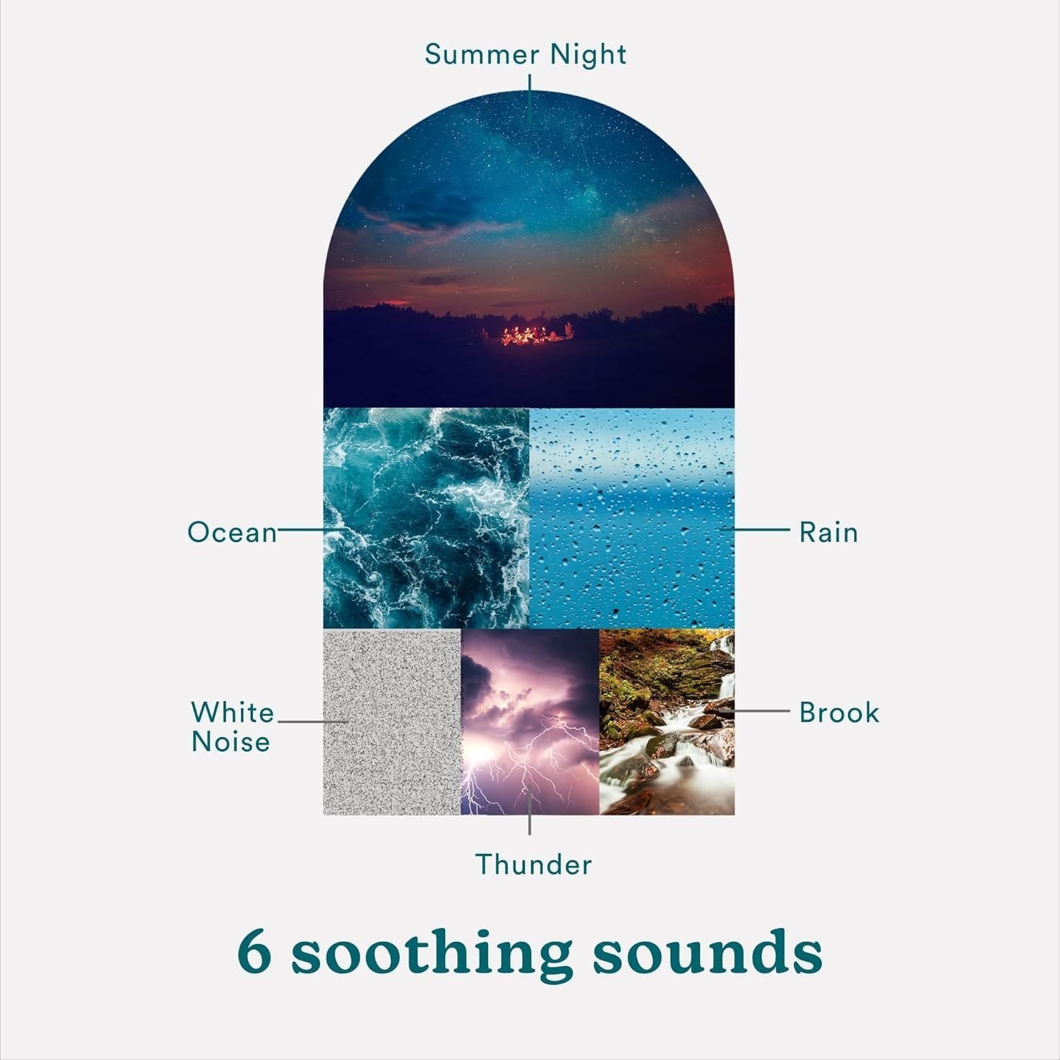 6 soothing sounds