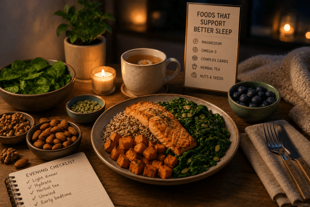 healthy foods that support better sleep naturally