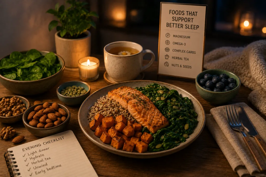 healthy foods that support better sleep naturally