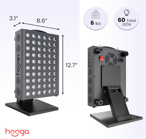 Hooga Red Light Therapy Device for Recovery & Wellness - Image 6