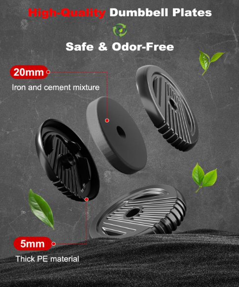 Adjustable Dumbbells Set for Home Workouts