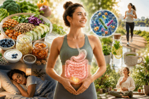 gut microbiome health and wellness lifestyle