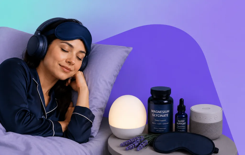 Peaceful sleep wellness in serene surroundings