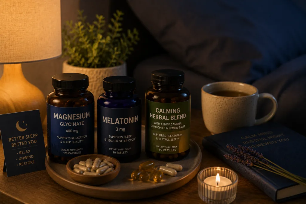natural sleep supplements for relaxation and bedtime support