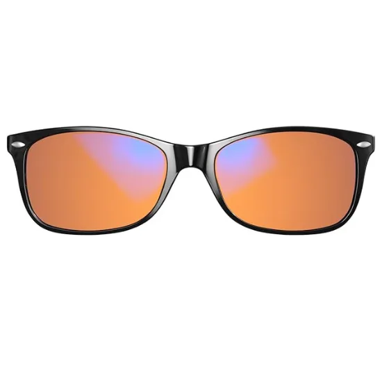 Swanwick blue light blocking glasses with amber lenses for evening use