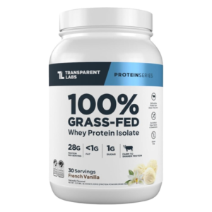 Transparent Labs Grass-Fed Whey Protein Isolate for Muscle Recovery & Performance