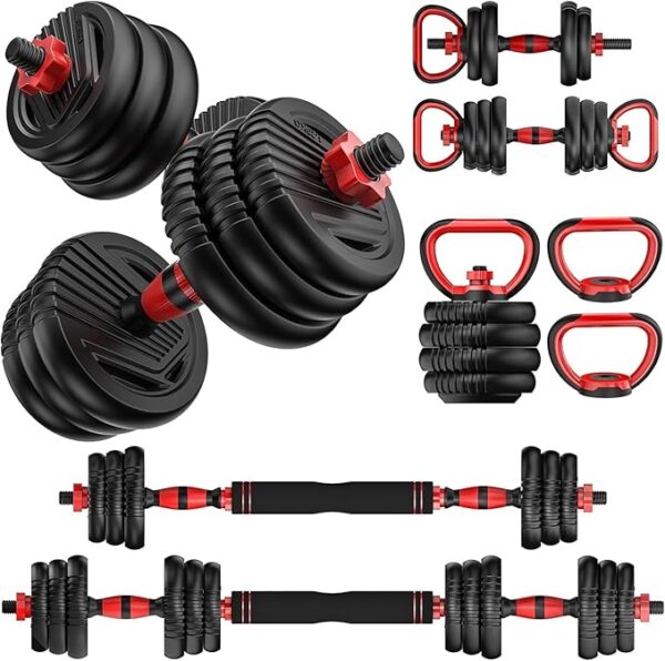 Adjustable Dumbbells Set for Home Workouts