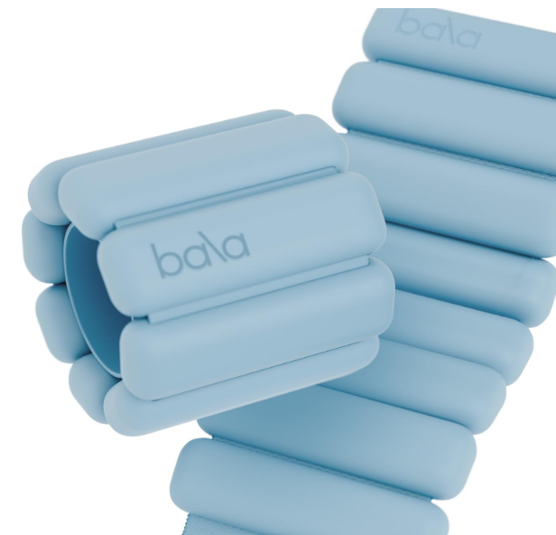 Bala Bangles Adjustable Wrist & Ankle Weights for Pilates & Home Workouts