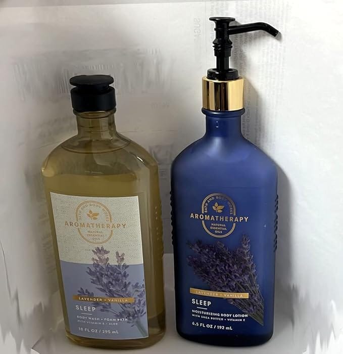 Bath & Body Works Sleep Lavender + Vanilla Set
