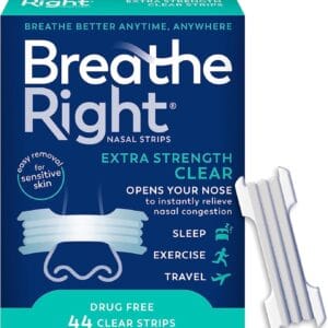 Breathe Right Nasal Strips for Sleep Support