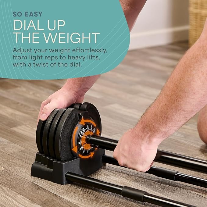 Lifepro Adjustable Dumbbells Set for Home Fitness - Image 5