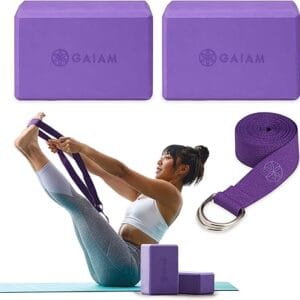 Gaiam Yoga Block for Pilates, Stretching & Mobility Training