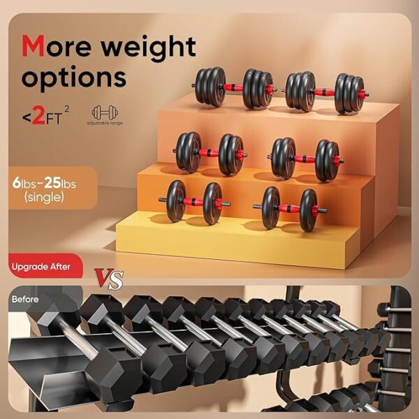 Adjustable Dumbbells Set for Home Workouts
