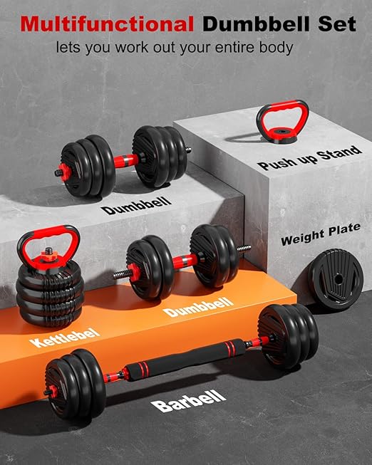 Adjustable Dumbbells Set for Home Workouts