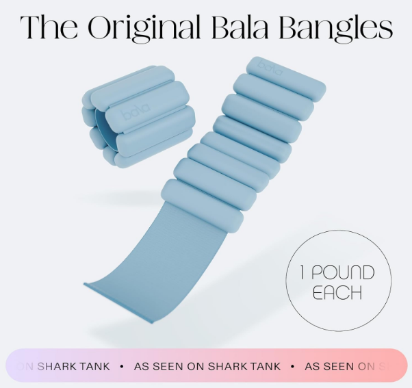 Bala Bangles Adjustable Wrist & Ankle Weights for Pilates & Home Workouts - Image 2