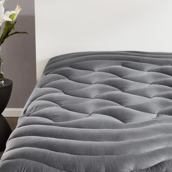 SLEEP ZONE Cooling Mattress Topper for Cooler & Deeper Sleep