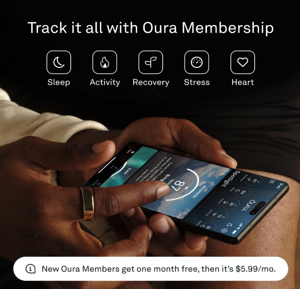 Oura Ring Gen3 Smart Ring for Sleep & Recovery Tracking - Image 4