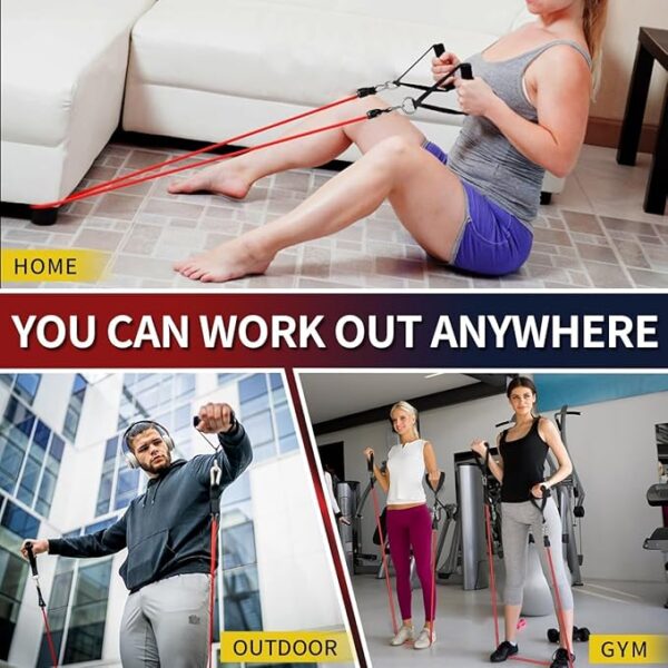 Resistance Bands Set for Full Body Workout & Strength Training