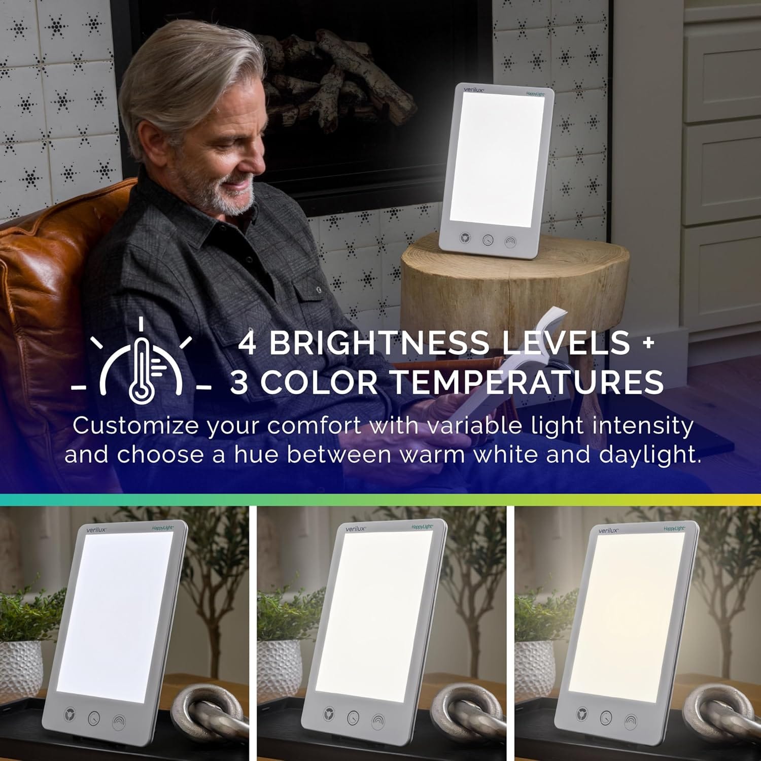 4 brightness level 3 color temperatures