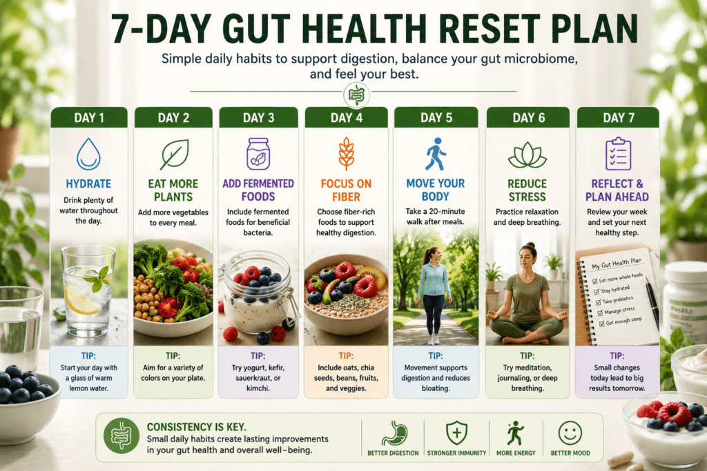 7 day gut health reset plan