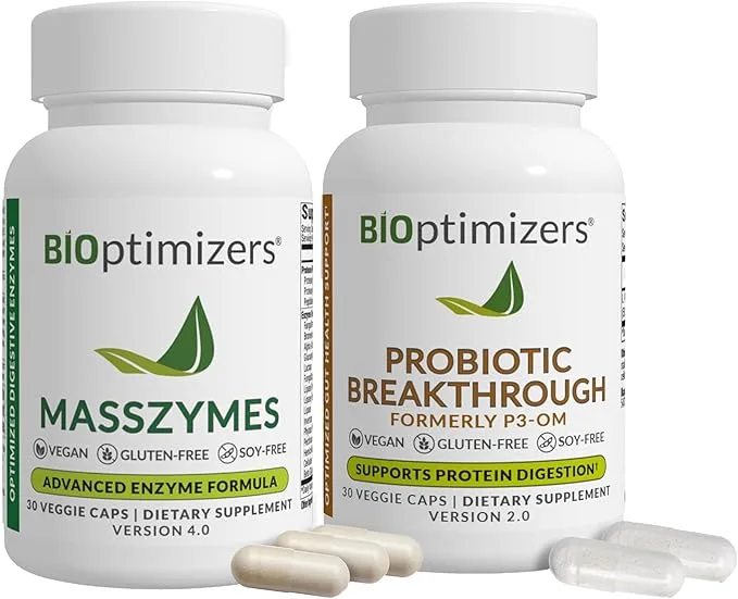 BiOptimizers MassZymes digestive enzyme supplement