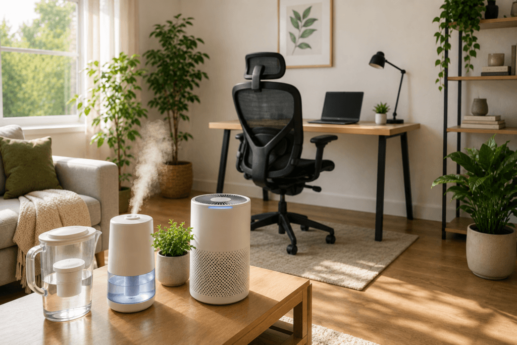 Home wellness products for a healthier indoor environment