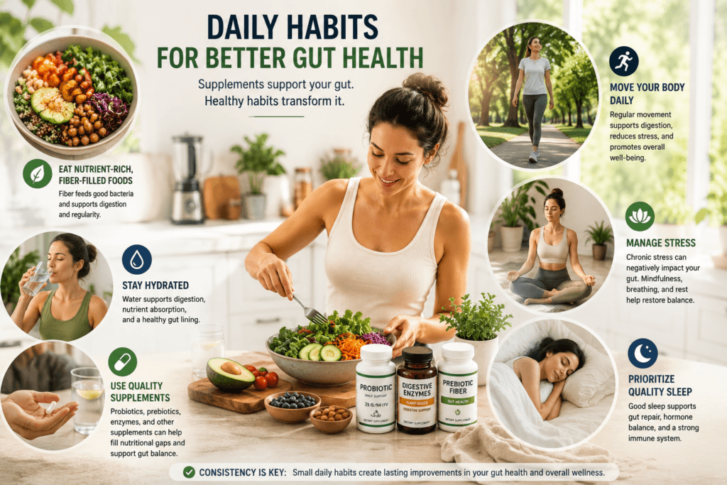 daily habits for better gut health