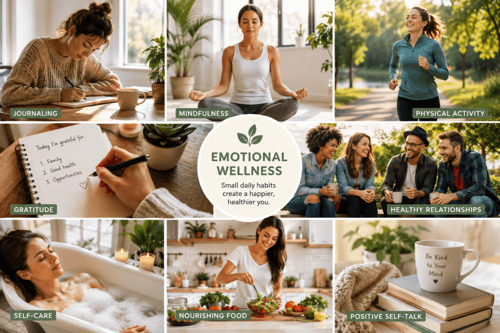 Examples of emotional wellness habits