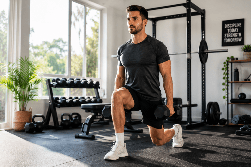 Strength training workout for body fat reduction