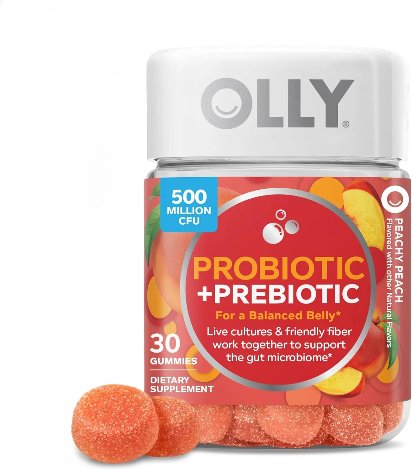 Olly, Probiotic + Prebiotic Gummy
