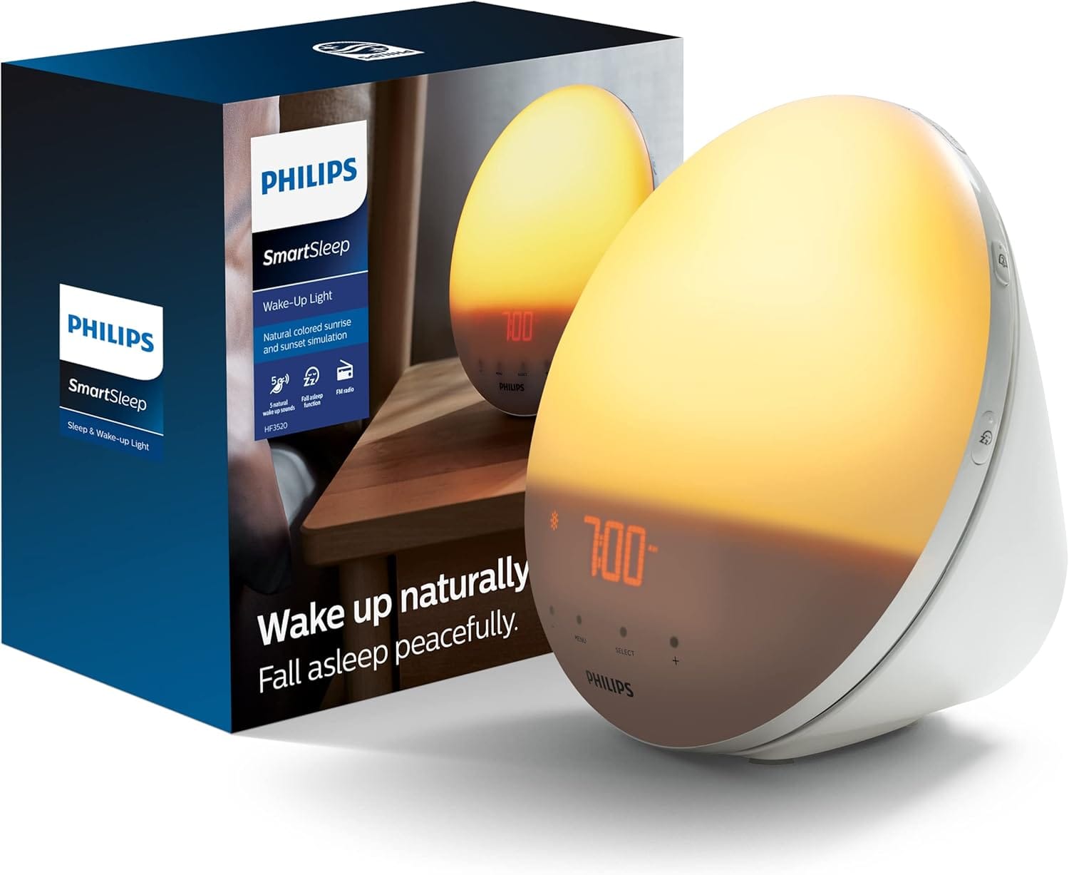 Philips SmartSleep Wake-Up Light with sunrise simulation