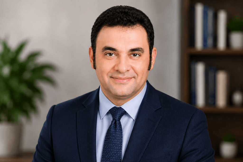 Walid's professional headshot