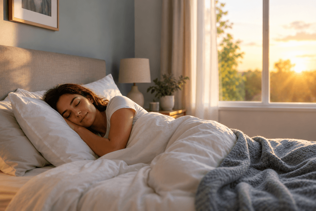 Quality sleep supporting healthy body fat management