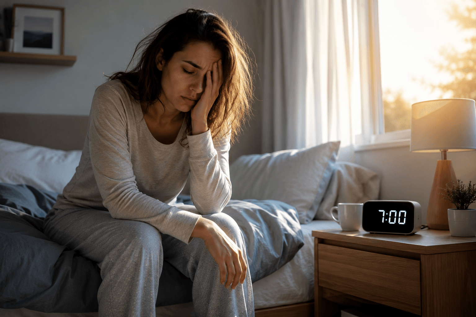 Person still tired after 8 hours of sleep
