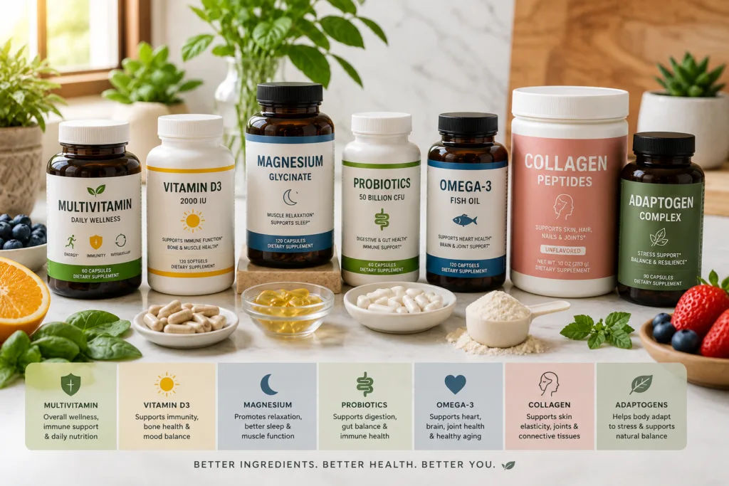 Wellness supplements and natural ingredients best wellness supplements comparison