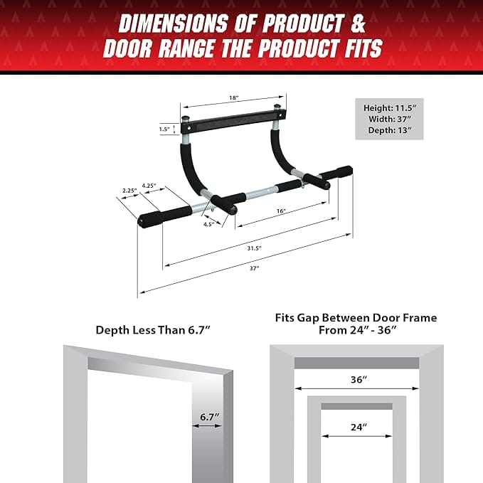 dimension of product door range