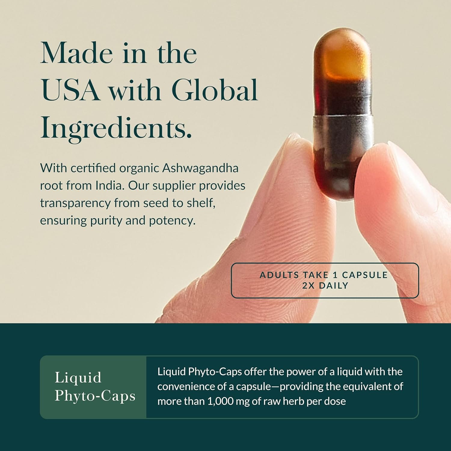 made in the USA with global ingerdients