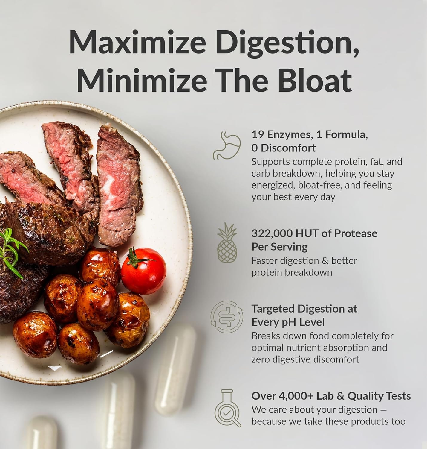 maximize digestion mimize the bloat