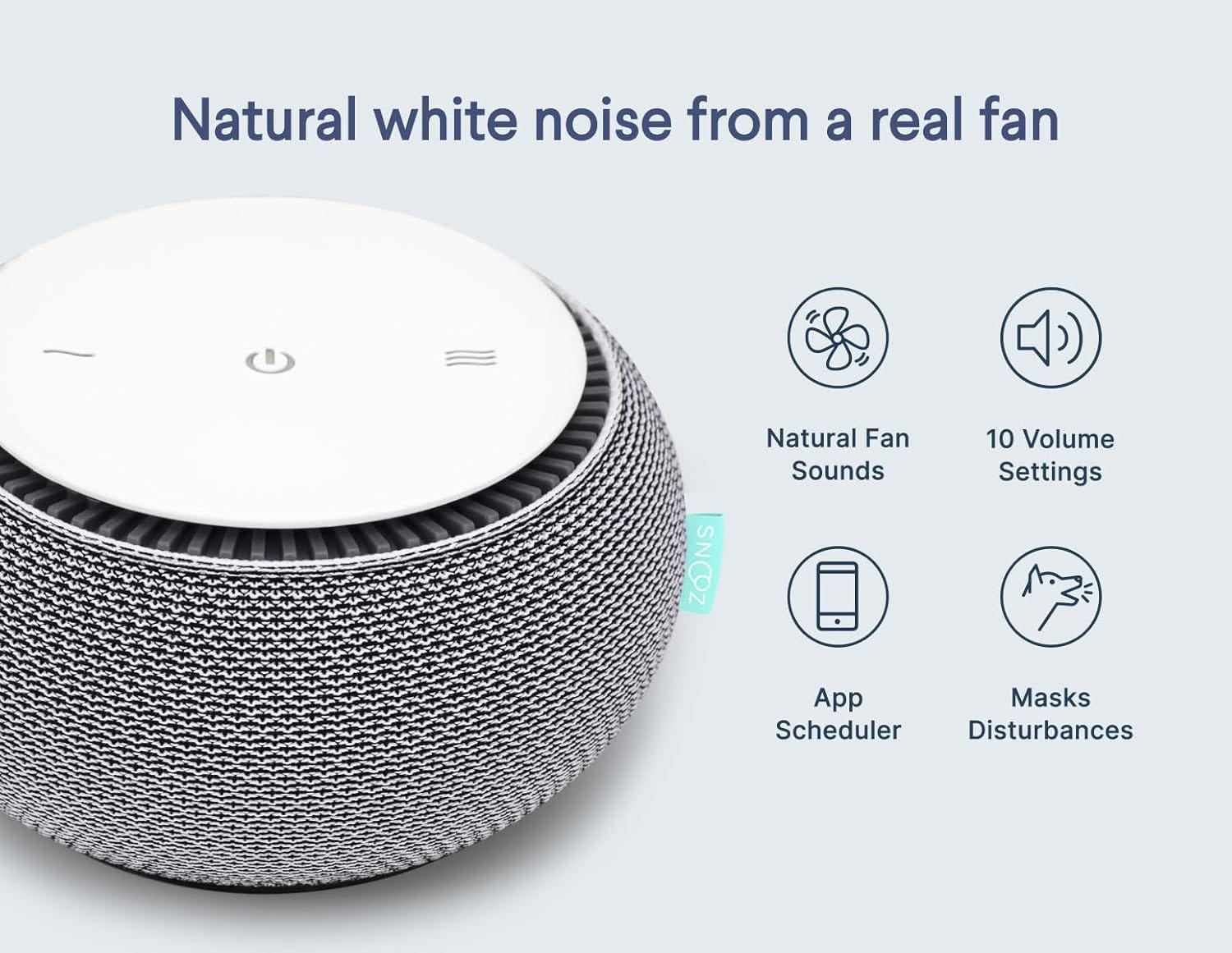 SNOOZ Smart White Noise Machine for Better Sleep - Image 2