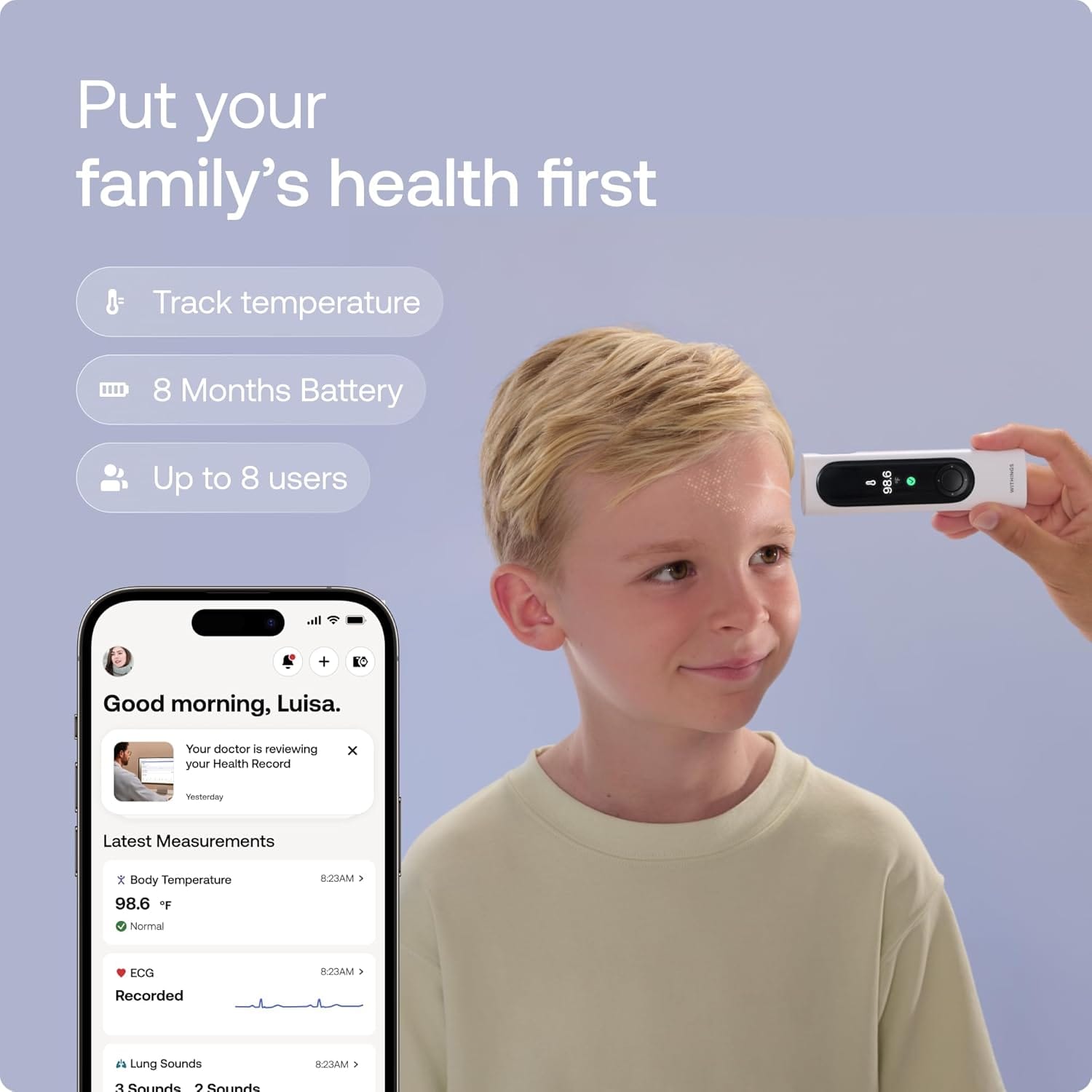 put your family health first