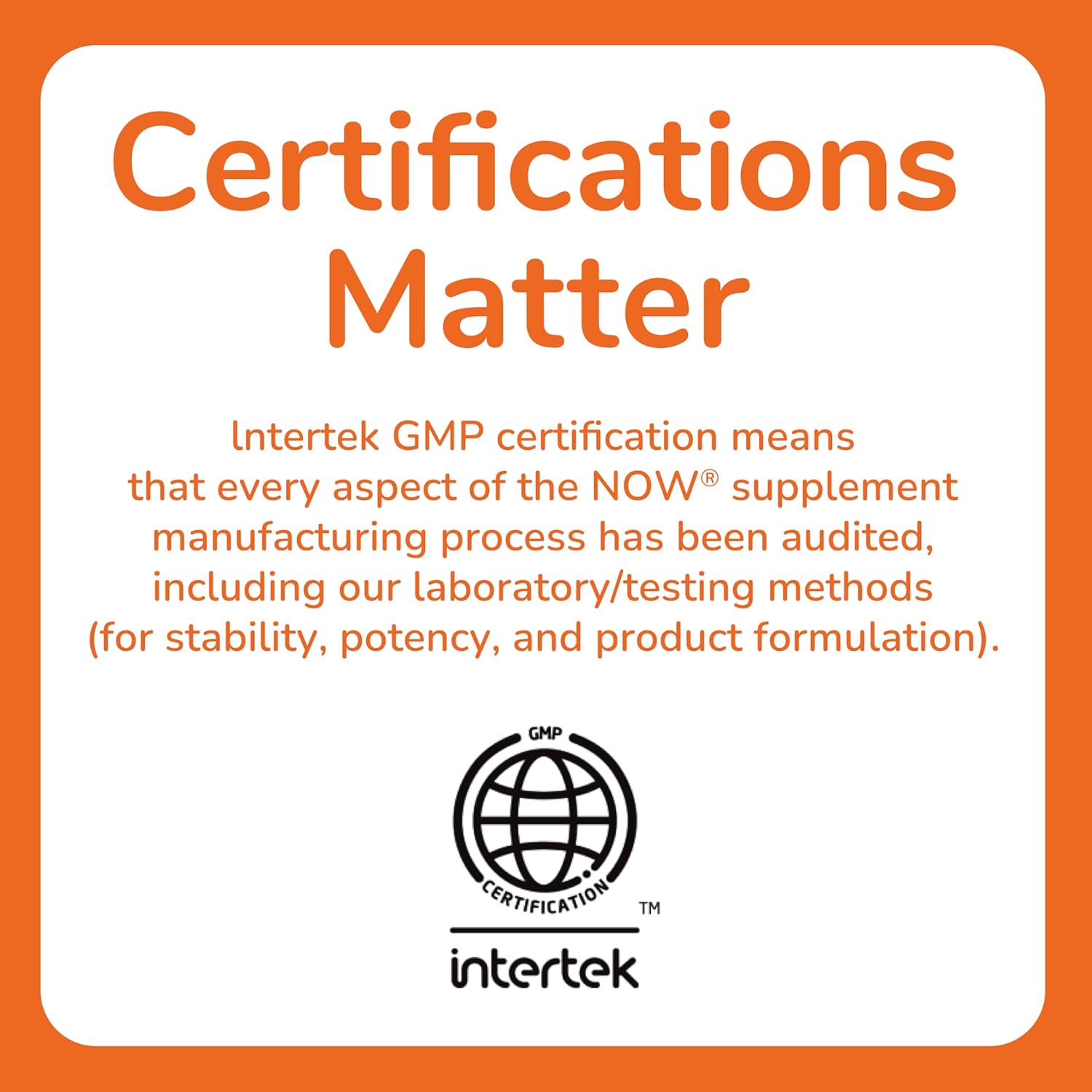 Certifications matter