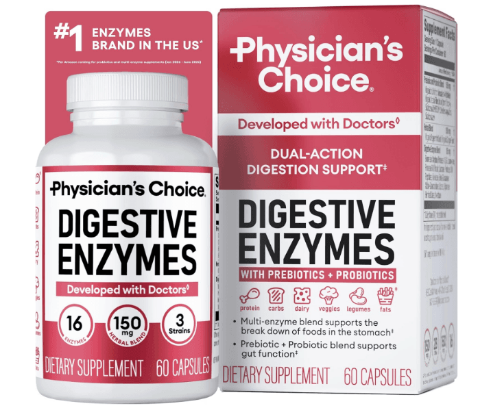 Physician's CHOICE Digestive Enzymes for Bloating