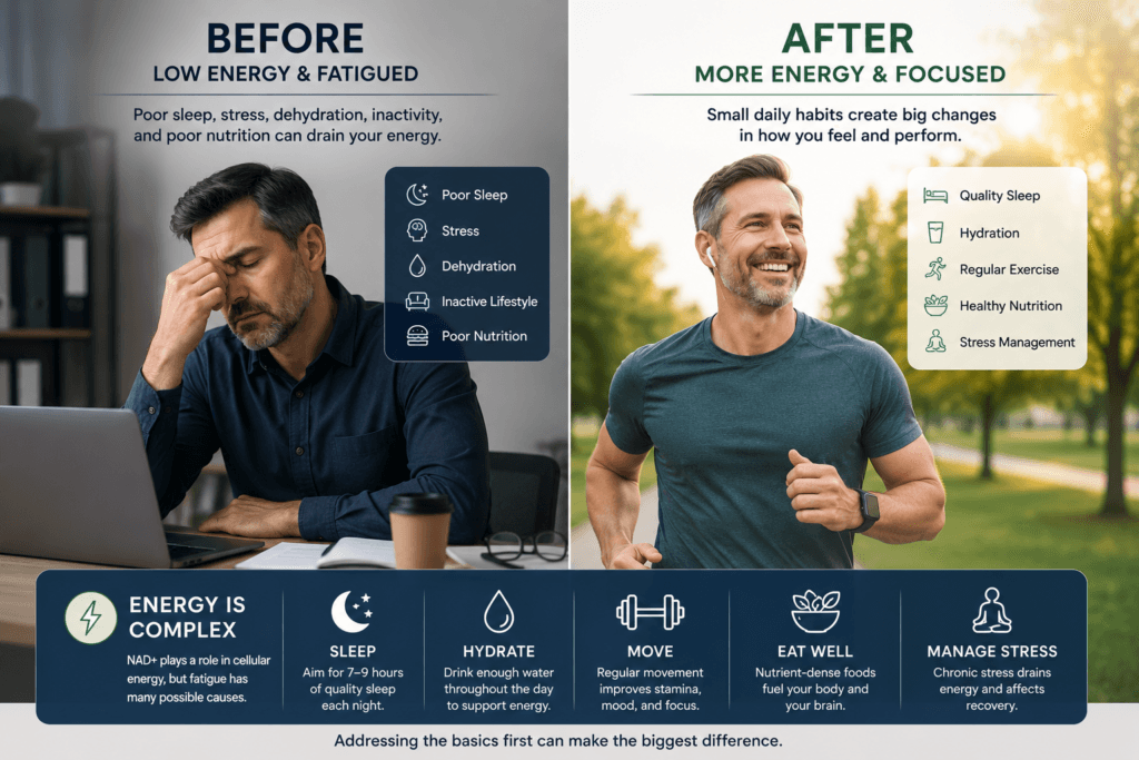 : nad injections for energy and fatigue