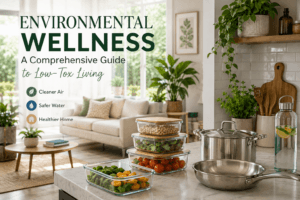 Environmental wellness and low-tox living in a healthy home environment.
